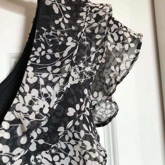 R&K ORIGINALS - 🎉HP🎉 EUC - L Sz 12 2-Piece Dress/Flutter-Sleeves & Boat-Neck - Picture 6 of 16